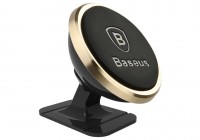 Автодержатель Baseus 360-degree Rotation Magnetic Mount Holder Luxury Gold SUGENT-NT0V